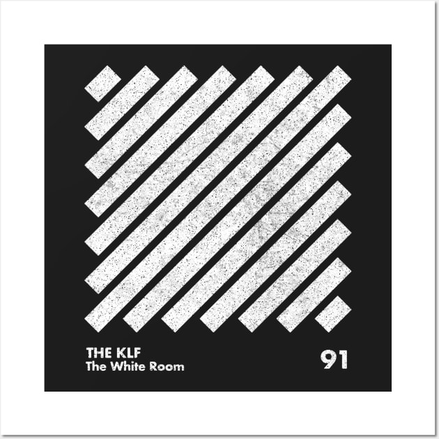 The KLF / The White Room / Minimal Graphic Design Tribute Wall Art by saudade